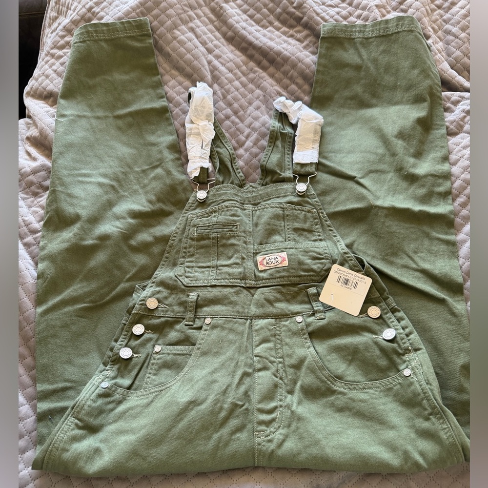 Olive Women's Denim Overalls by Lana Roux